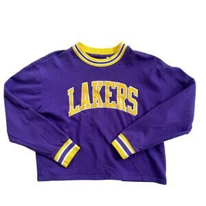 Tailgate Throwback Women’s LA Lakers Sweatshirt Sz Small